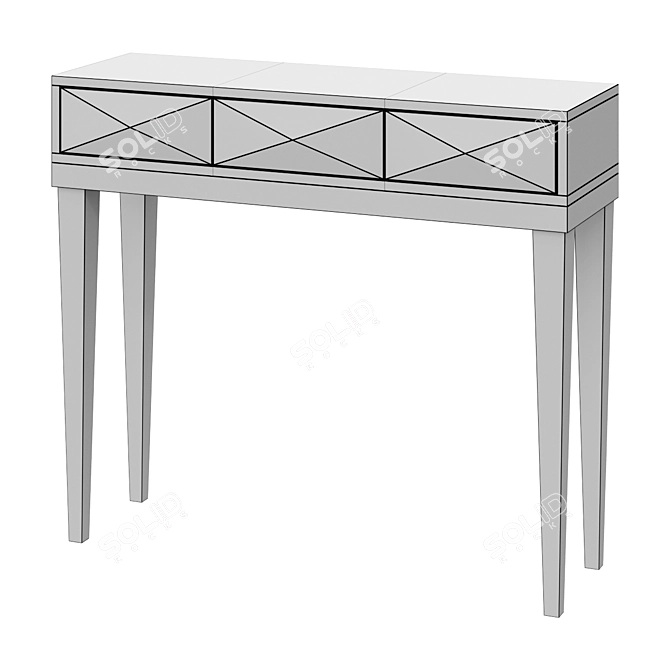 Modern Console Table COSMO 3D model image 2
