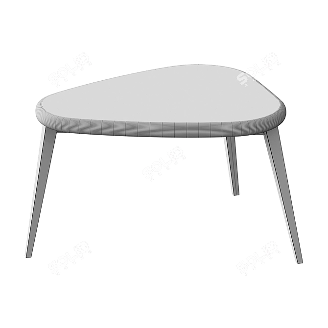 DEW Magazine Table 0276 3D model image 2