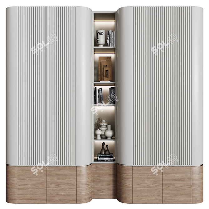 Modern Style Wardrobes 44 3D model image 1