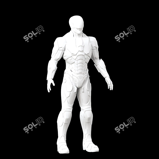 Advanced Robocop Model Kit 3D model image 1