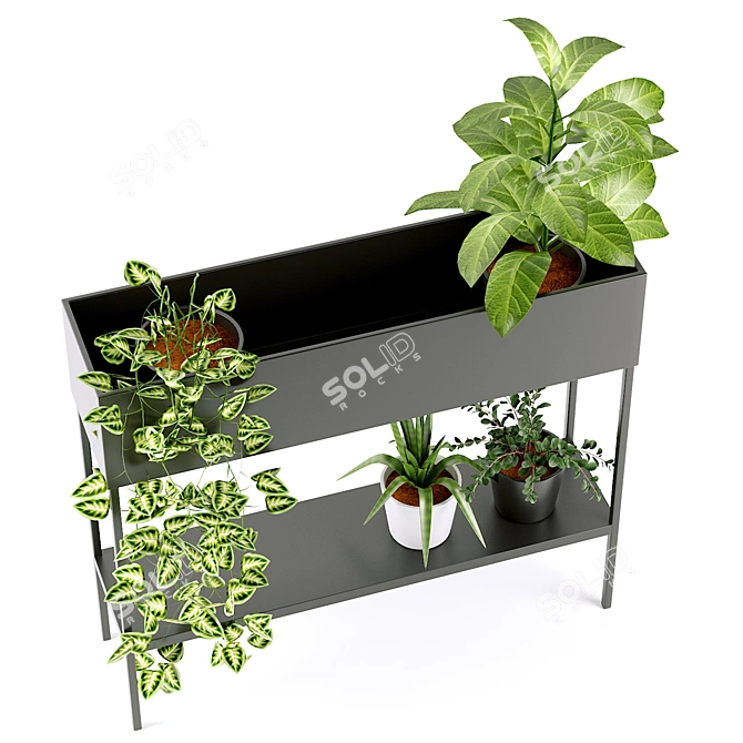 Consuela Console Stand for Flowers 3D model image 4