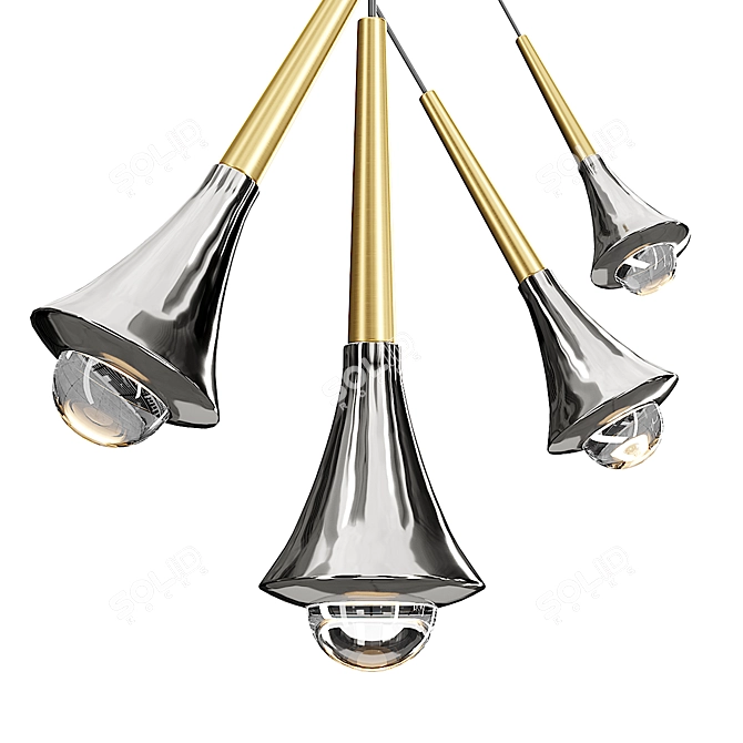 Modern Pendant Lamp Model 3D model image 1