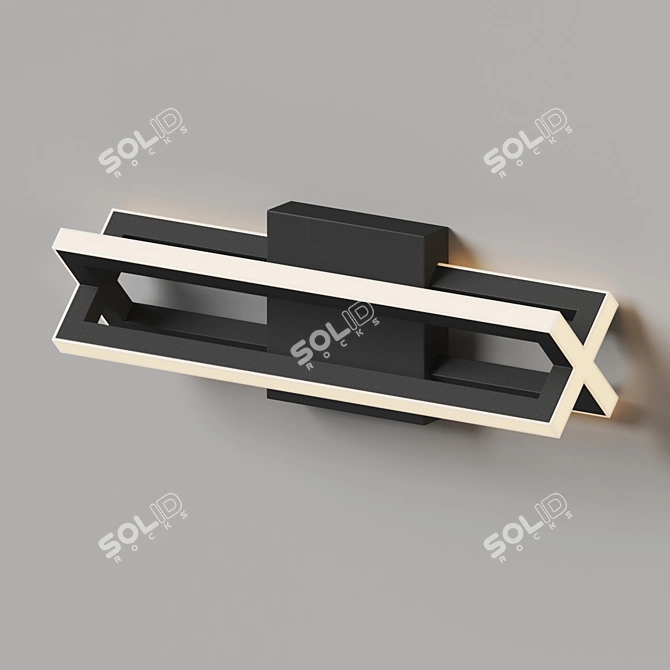 Modern LED Wall Sconce Cass 3D model image 3