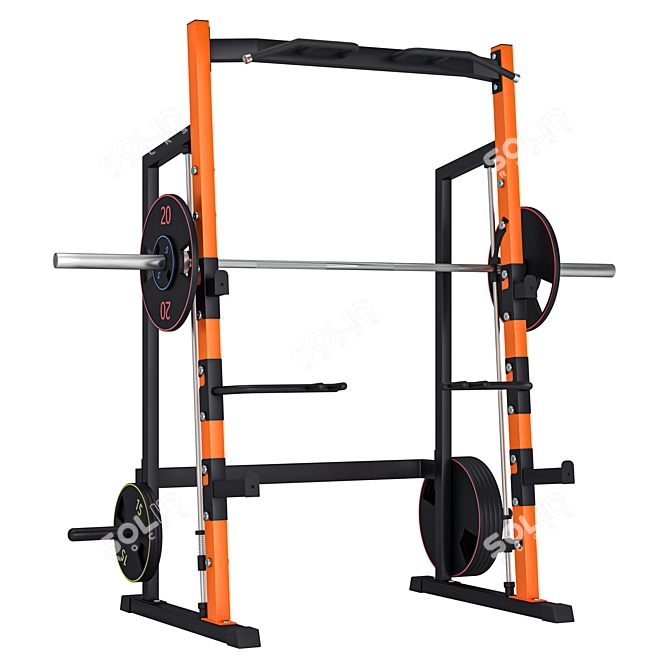 DFC D886 Smith Machine Frame 3D model image 1