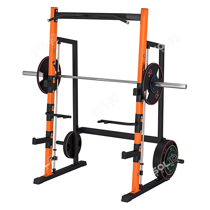 DFC D886 Smith Machine Frame 3D model image 4