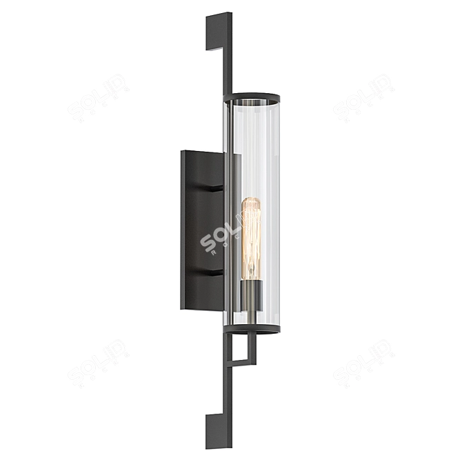 Modern Elegance Wall Light 3D model image 1