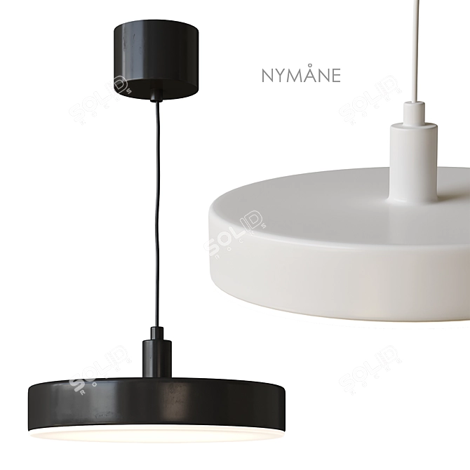 NYMÅNE Pendant Lamp, Wireless Dimmable 3D model image 2
