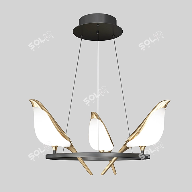 Modern Design Nomi Suspension Lamps 3D model image 1