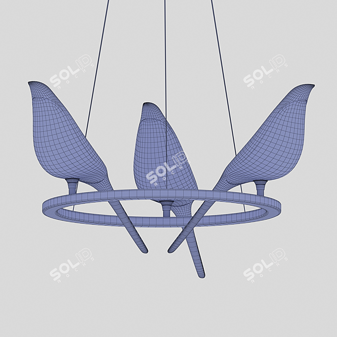 Modern Design Nomi Suspension Lamps 3D model image 3