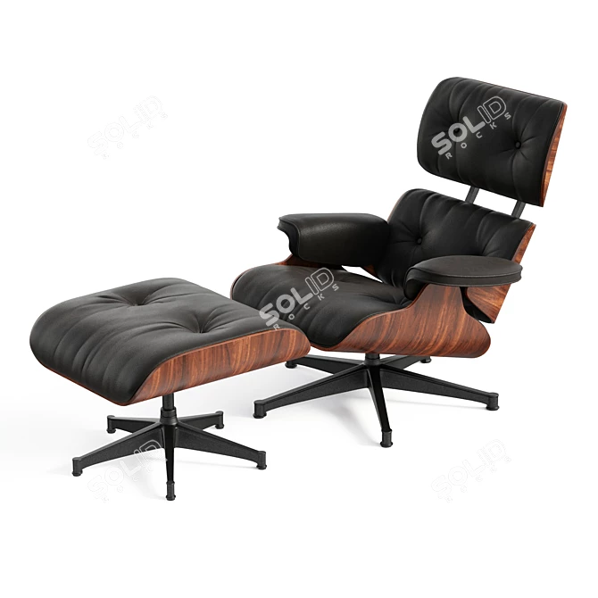 Eames Lounge Chair: Modern Classic 3D model image 4