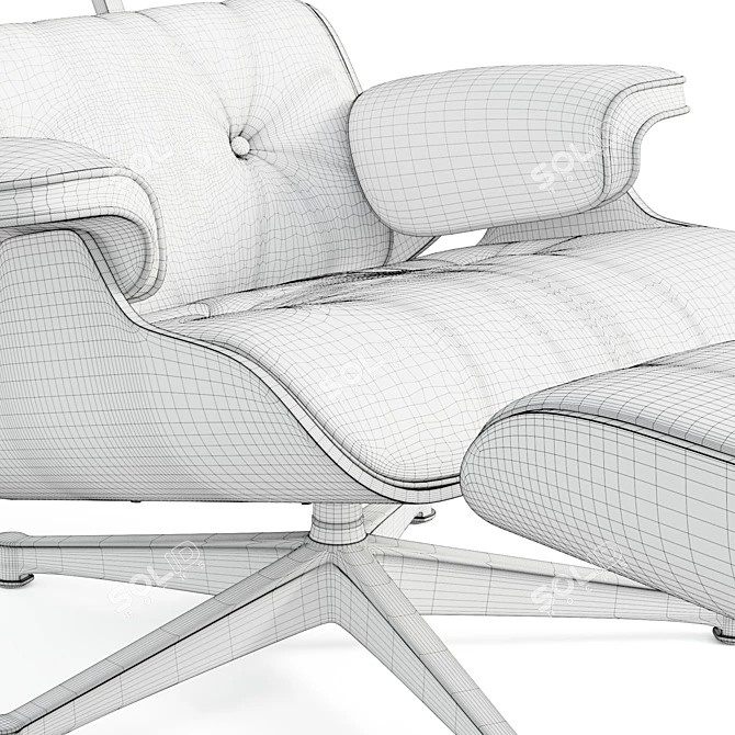 Eames Lounge Chair: Modern Classic 3D model image 6