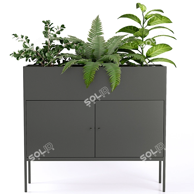 Modern Plant Storage Console | La Redoute 3D model image 1