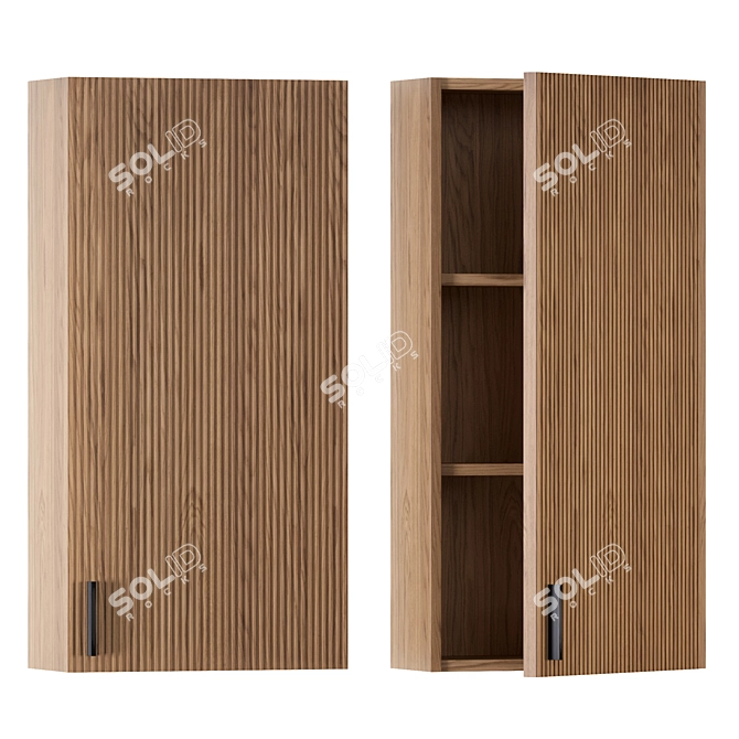 Modern Grate Bathroom Furniture Set 3D model image 1