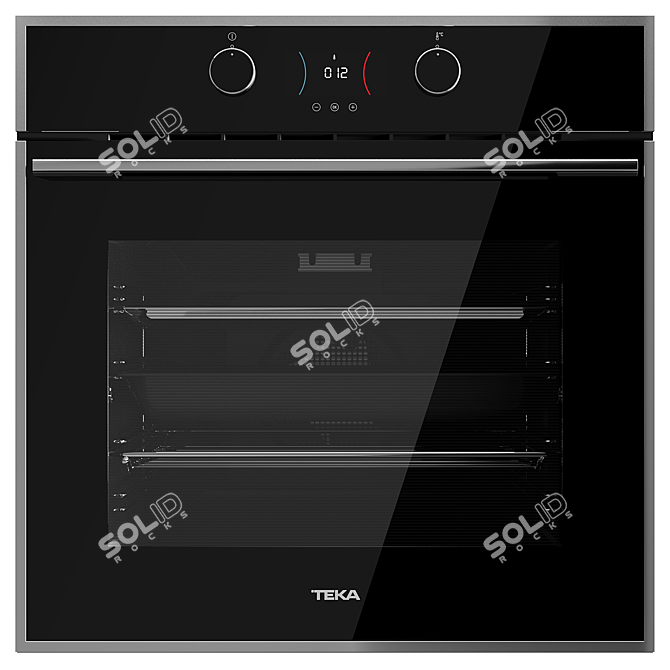 TEKA HLB 840P BLACK-SS Oven 3D model image 1