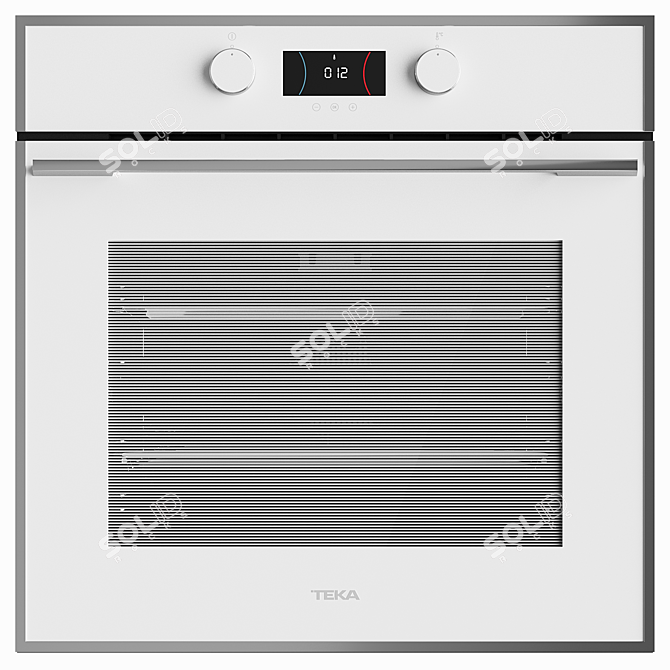 TEKA HLB 850 Oven White-SS 3D model image 1
