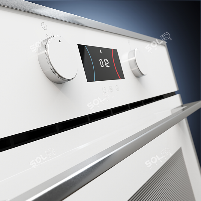 TEKA HLB 850 Oven White-SS 3D model image 3