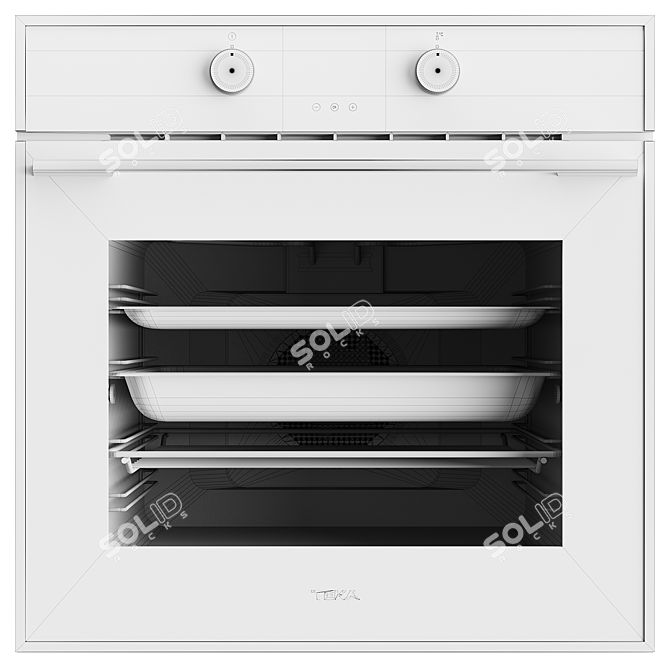 TEKA HLB 850 Oven White-SS 3D model image 4