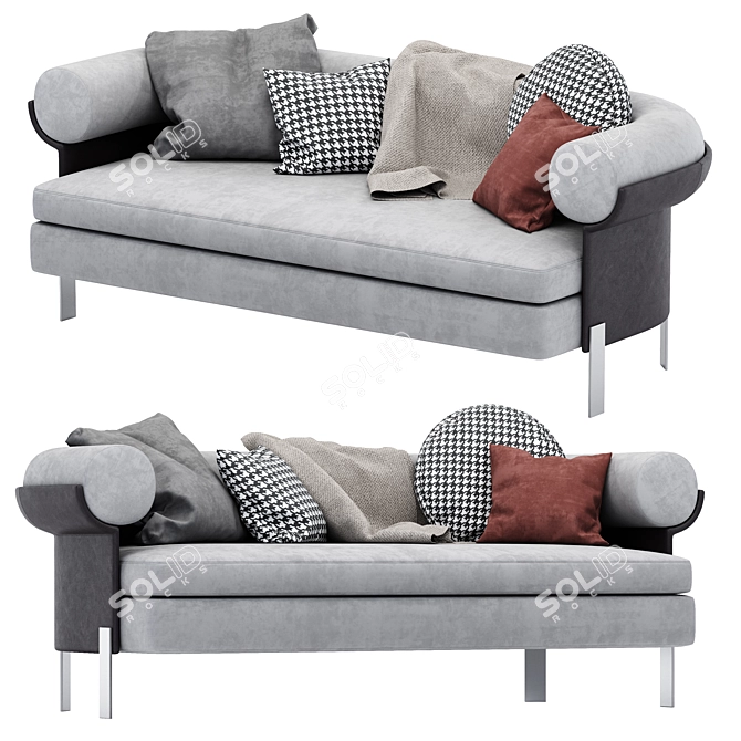 Modern Minotti Mattia Sofa 3D 3D model image 1