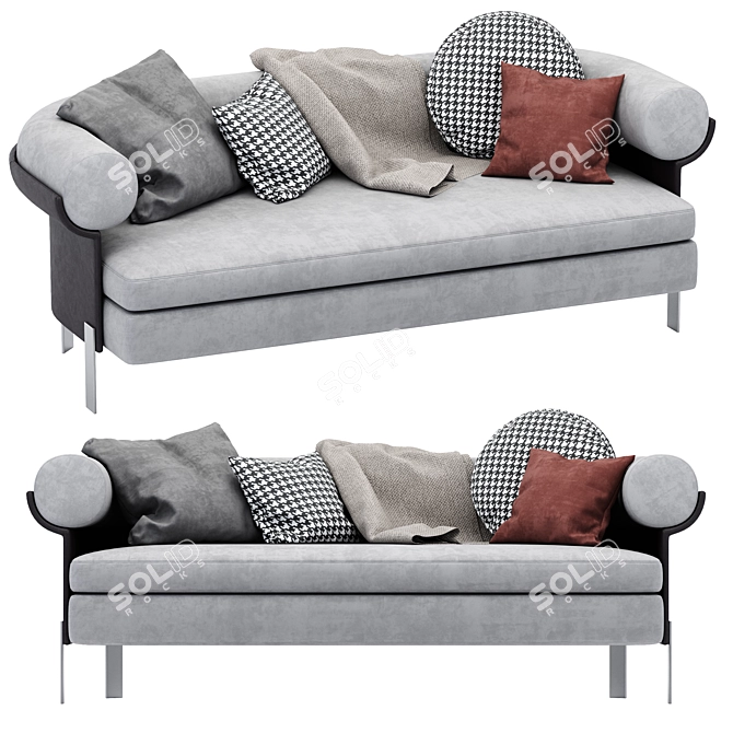 Modern Minotti Mattia Sofa 3D 3D model image 2