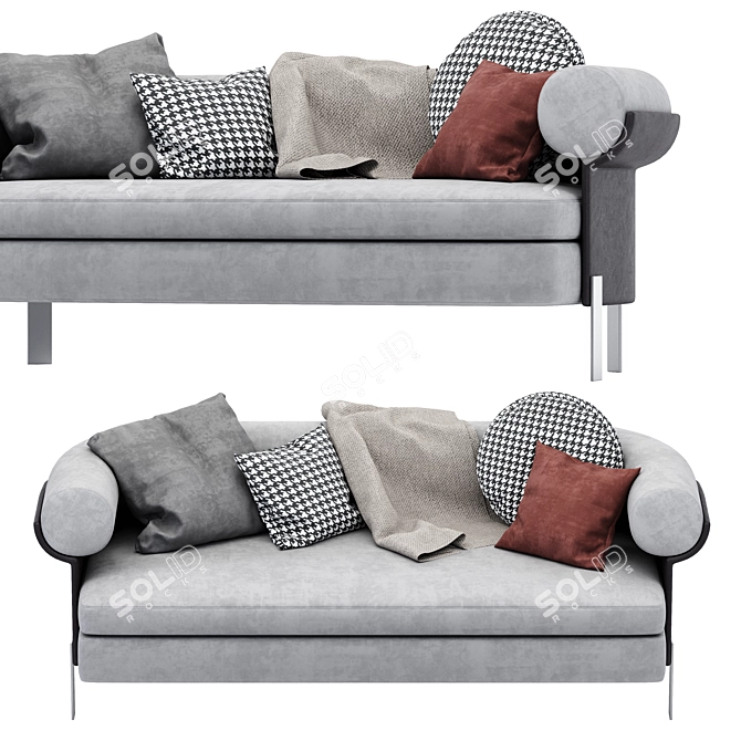 Modern Minotti Mattia Sofa 3D 3D model image 4