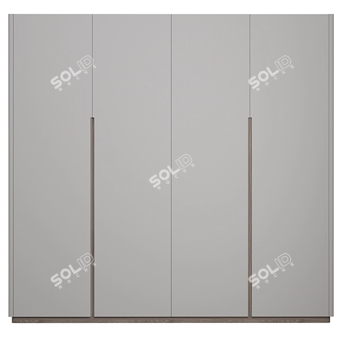 Twiggy Collection Wardrobes: 3 Sizes, 3 Colors 3D model image 4