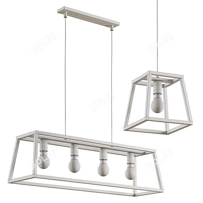 Modern Pendant Lighting Fixtures 3D model image 3