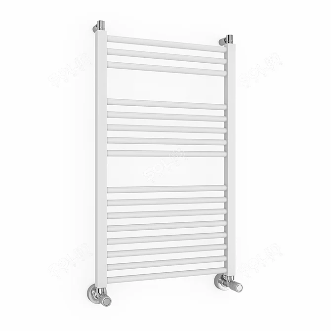 Margaroli Alba White Towel Warmer 3D model image 1