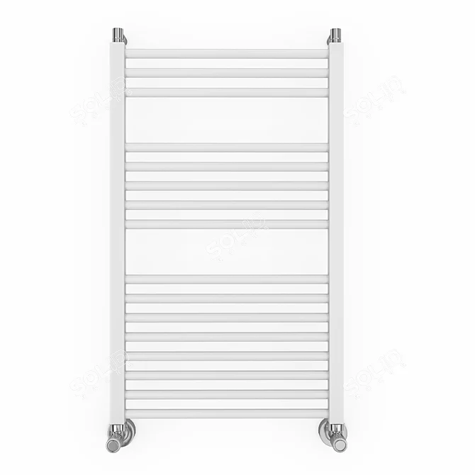 Margaroli Alba White Towel Warmer 3D model image 2