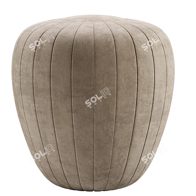 Modern TOD Pouf for 3Ds Max 3D model image 3