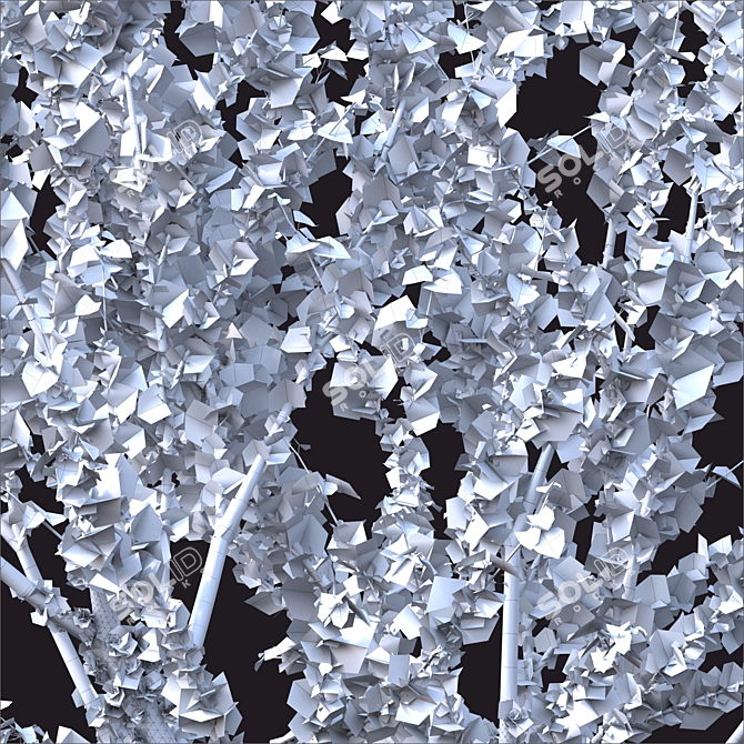 Corona Landscape Tree Model in 3Ds Max 3D model image 3