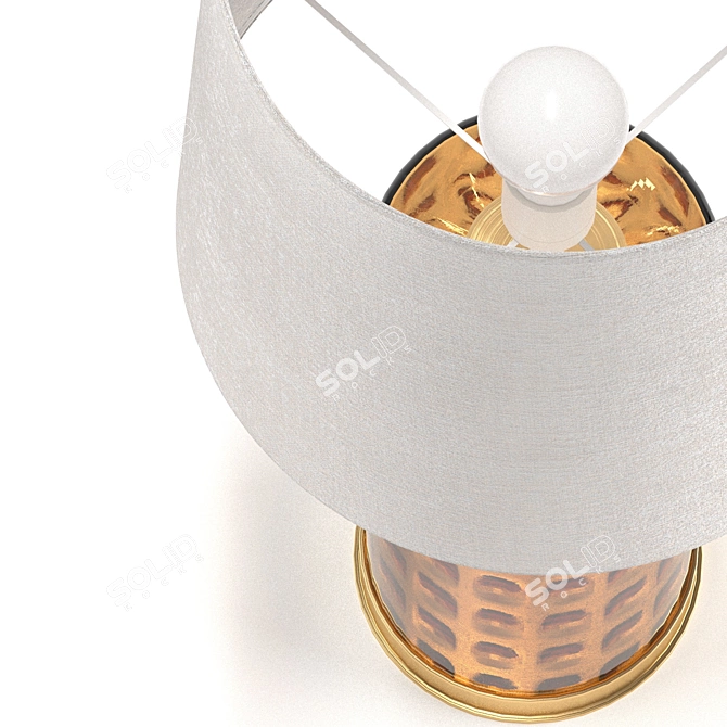 Elegant Halifax Table Lamp 3D model image 4