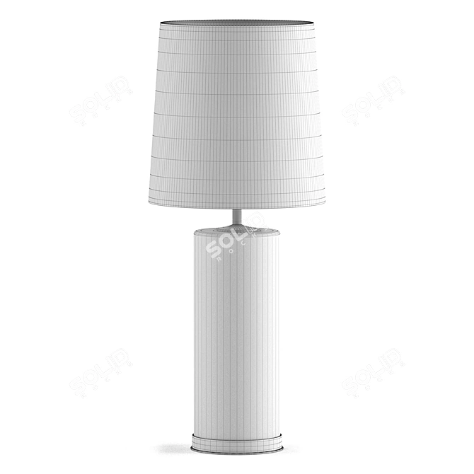 Elegant Halifax Table Lamp 3D model image 5