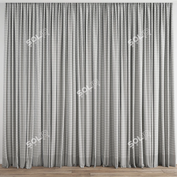 Poly Curtain Model Bundle 3D model image 3