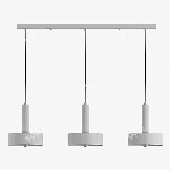 Freya Izza Pendant Light, Modern 3D model image 4