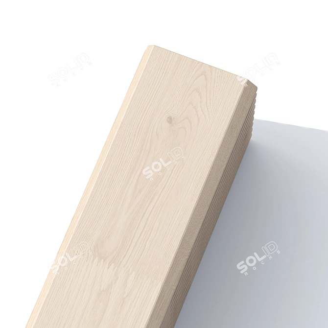 Colored & Natural Glulam Beams 3D model image 5