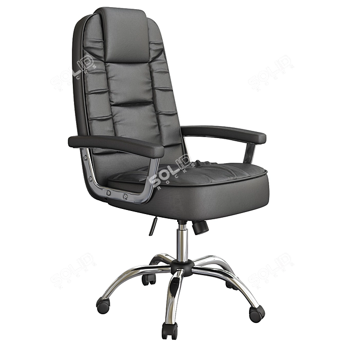 Realistic Executive Chair Model 3D model image 1