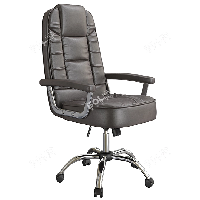 Realistic Executive Chair Model 3D model image 2