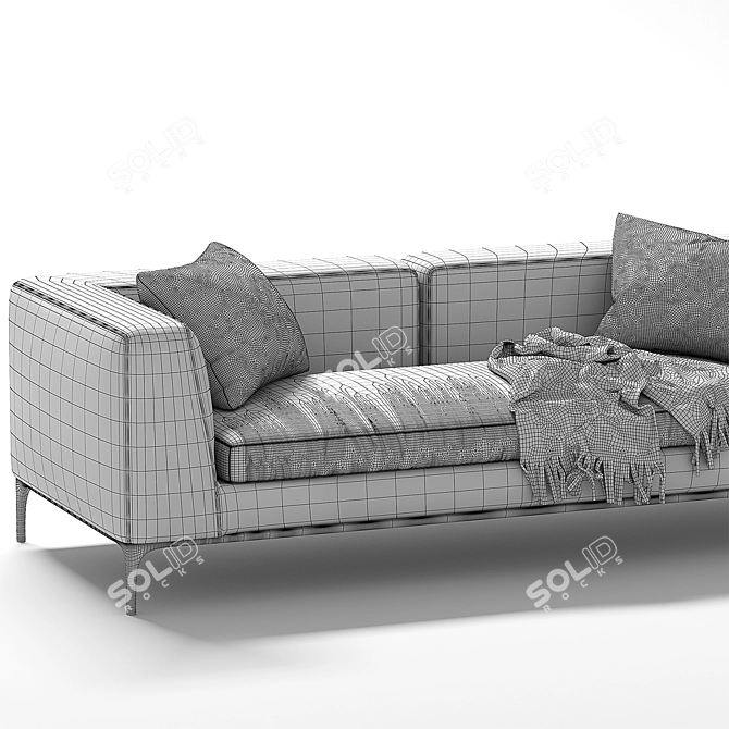 Stylish Arflex Lee Sofa 3D model image 4