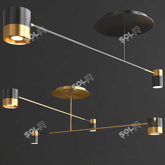  Modern Design Bitten Lamps 3D model image 3