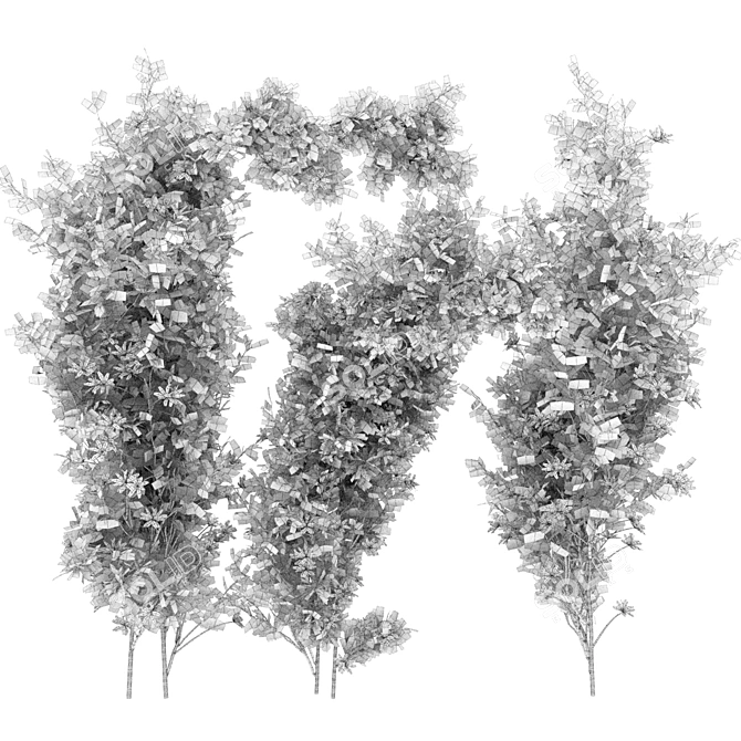 Premium Plant Collection for Outdoor Landscaping 3D model image 5