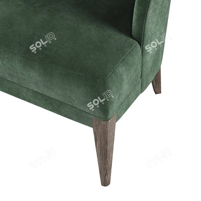 Baker Luxe Sophie Chair Smooth 3D model image 4