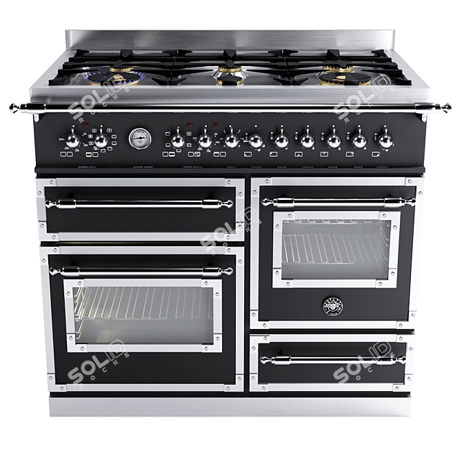 Bertazzoni Heritage Series Electric Cooker 3D model image 2