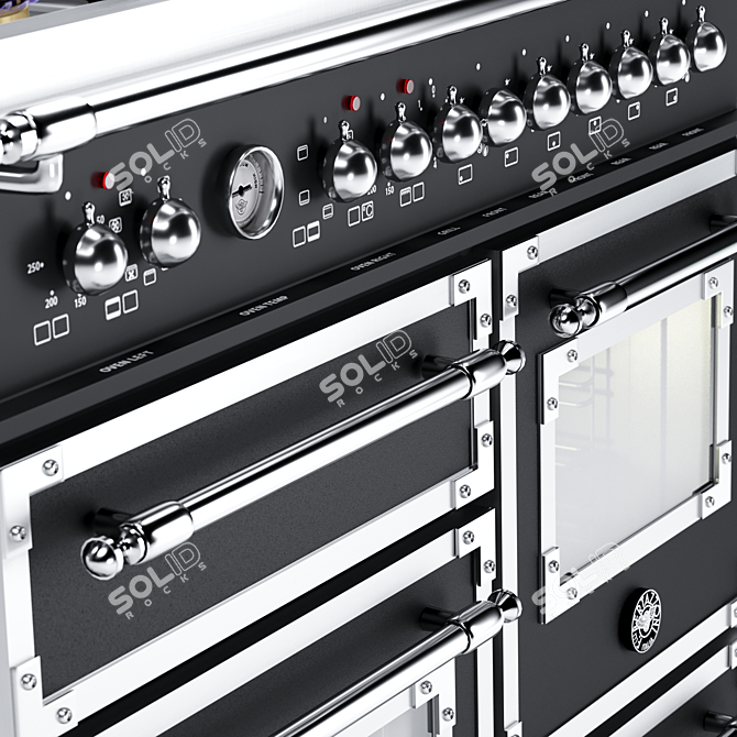 Bertazzoni Heritage Series Electric Cooker 3D model image 4