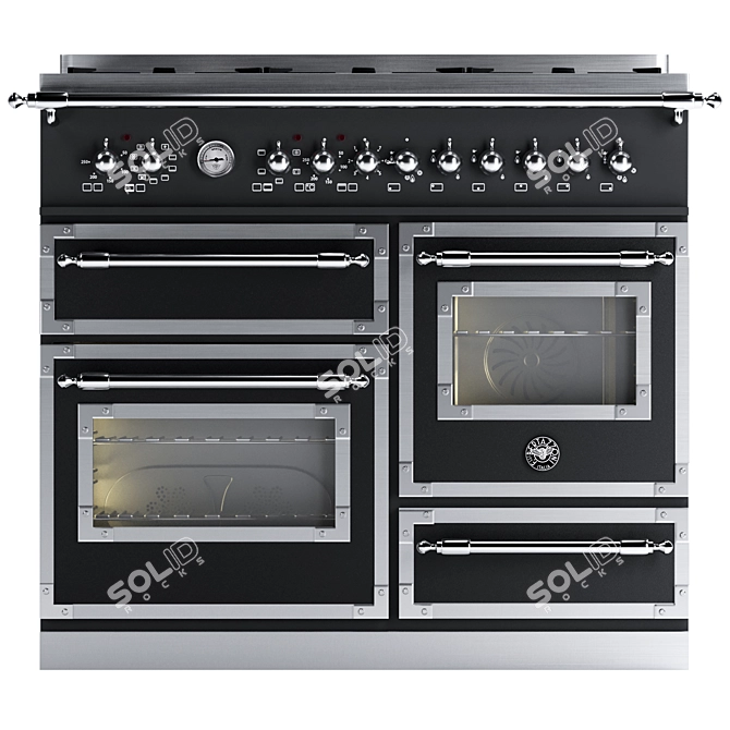 Bertazzoni Heritage Series Electric Cooker 3D model image 5