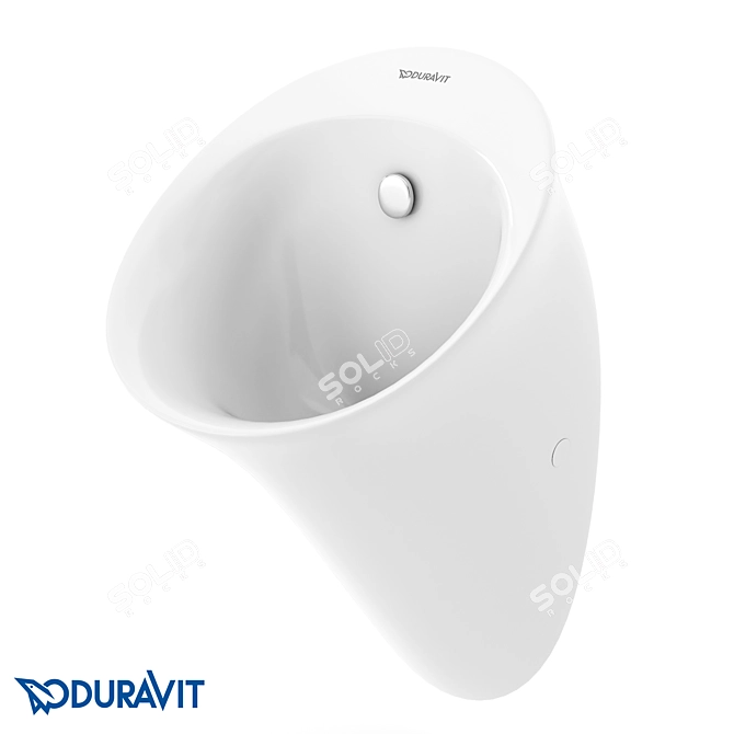  Duravit White Tulip Urinal 3D model image 1