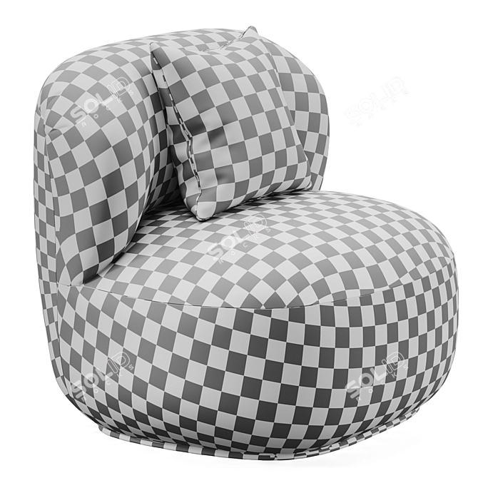 Elegant Patti Chair by OGOGO 3D model image 6