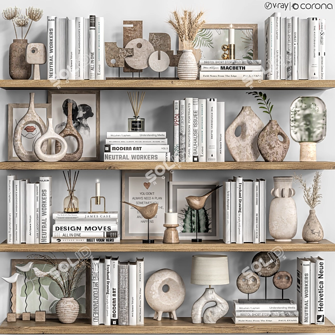 Designer Decor Set 3D Models 3D model image 1