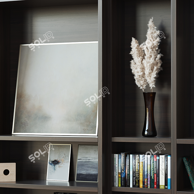 Poliform Bookshelf Display System 3D model image 5