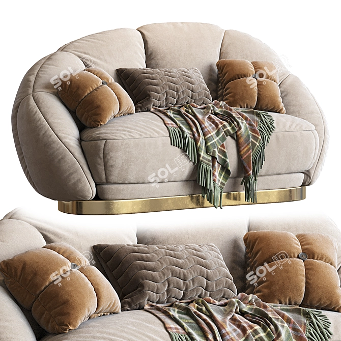 Modern Olympia Sofa in 2013 3D model image 1