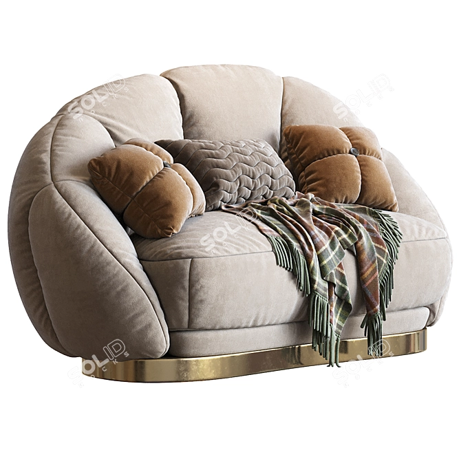 Modern Olympia Sofa in 2013 3D model image 3